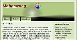 草綠色信息介紹網(wǎng)頁模板