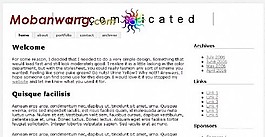 簡(jiǎn)單白色個(gè)人BLOG網(wǎng)頁模板