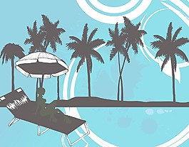 夏天的插圖