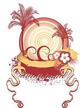 夏天的插圖