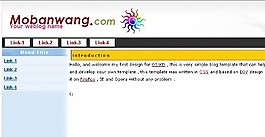 個人網(wǎng)絡(luò)日志網(wǎng)頁模板