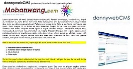 dannyCMS網(wǎng)頁模板