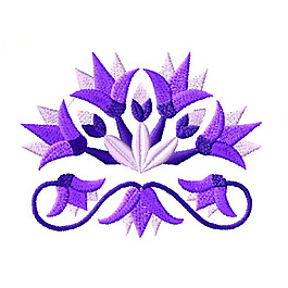 繡花 花紋 花朵 藤蔓 免費(fèi)素材