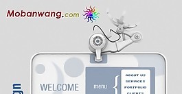 3D機(jī)器人設(shè)計(jì)FLASH網(wǎng)頁模板