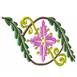 繡花 花紋 花朵 藤蔓 免費(fèi)素材