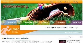 棒球俱樂部網(wǎng)站模板