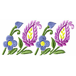 繡花 花紋 花朵 免費素材
