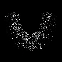 領(lǐng)邊 燙鉆 花朵 免費(fèi)素材