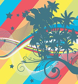 夏天的插圖