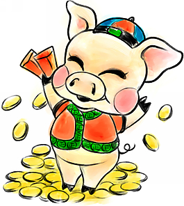 小豬插畫
