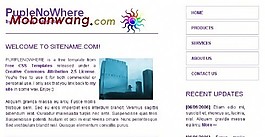 紫色企業(yè)信息網(wǎng)頁模板