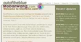 二列信息介紹網(wǎng)頁模板