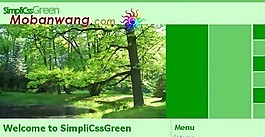 綠色森林BLOG網(wǎng)頁(yè)模板