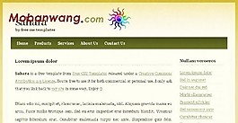 撒哈拉風格信息網(wǎng)頁模板