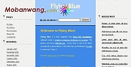 藍(lán)天飛行BLOG網(wǎng)頁模板