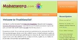 傳統(tǒng)公司布局網(wǎng)頁模板