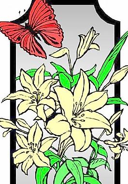 花朵鮮花矢量圖