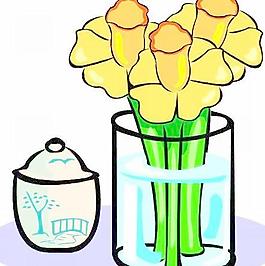 卡通花朵鮮花漫畫(huà)