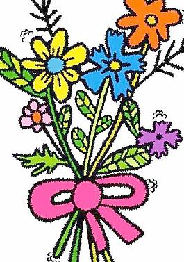花朵鮮花矢量圖