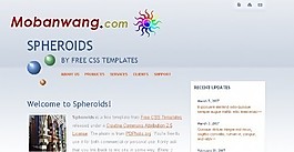 淡藍風格信息網(wǎng)頁模板