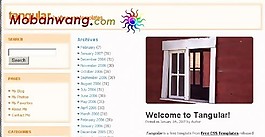 三列日志信息網(wǎng)頁模板