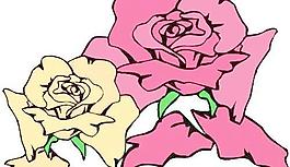 卡通花草漫画
