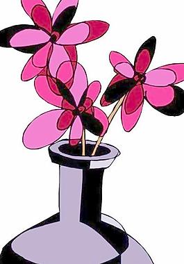 卡通花草漫画