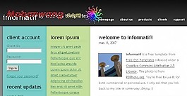 三列信息BLOG網(wǎng)頁模板