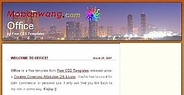 辦公室BLOG網(wǎng)頁(yè)模板