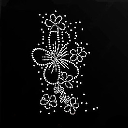 燙鉆 花紋 花朵 免費(fèi)素材