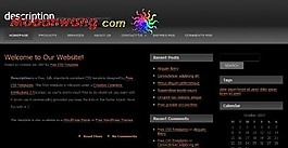 黑色三列BLOG網(wǎng)頁模板