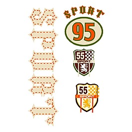 印花矢量圖 印燙結(jié)合 燙鉆 徽章標(biāo)記 文字 免費(fèi)素材
