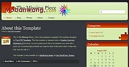 拼图风格BLOG网页模板