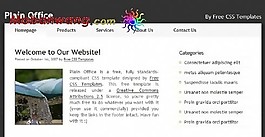 簡單辦公BLOG網(wǎng)頁模板