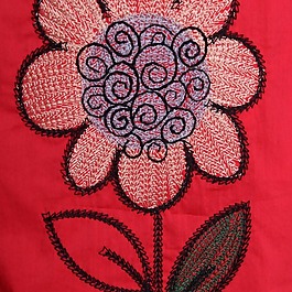 绣花 花朵 免费素材
