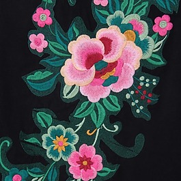 繡花 花朵 民族風 免費素材