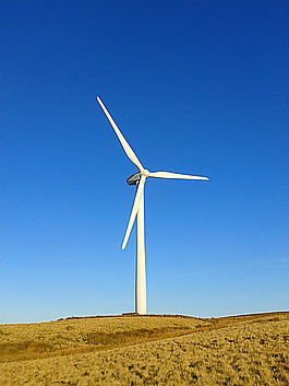 陸地大型風(fēng)力發(fā)電機(jī)圖片
