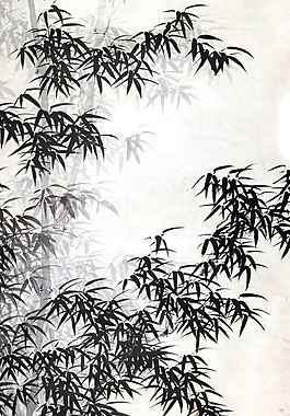 位圖 竹子 水墨 色彩 免費(fèi)素材