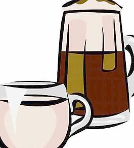 飲料飲品卡通漫畫(huà)