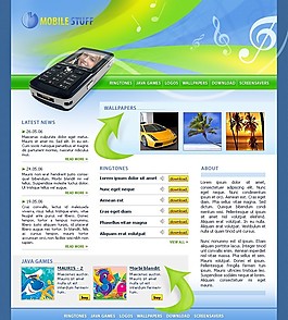 移動手機軟件公司網(wǎng)頁模板