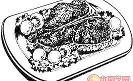 肉類食物矢量圖