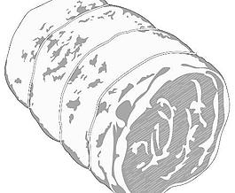 肉類食物矢量圖