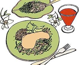 食物食品矢量圖