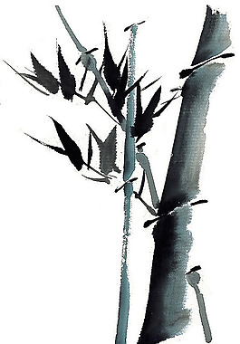 位圖 植物 竹子 水墨 黑色 免費素材