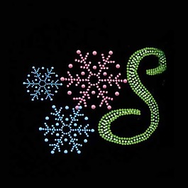 燙鉆 文字 字母 雪花 免費(fèi)素材