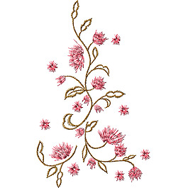 繡花 花紋 花朵 免費(fèi)素材