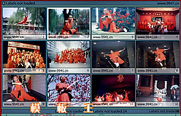 少林武術(shù)FLASH相冊模板