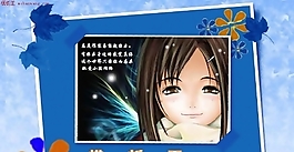簡(jiǎn)單女孩個(gè)人主頁(yè)模板