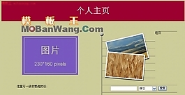 中文個(gè)人網(wǎng)站模板