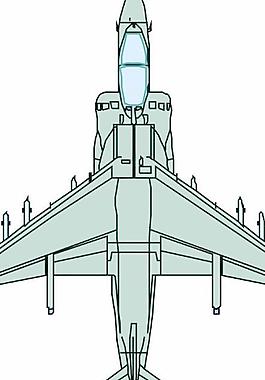 卡通飛機模型